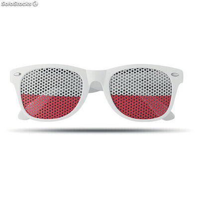 Lunettes de supporter blanc MIMO9275-06