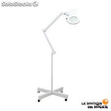 Lupa con Lampara LED de 5 aumentos con luz fría y brazo articulado Magni WK-L004