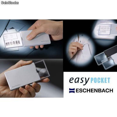 Lupa easy pocket - 4 x eschenbach - azul - Foto 3
