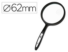 Lupa q-connect cristal bifocal 62 mm mango curvo