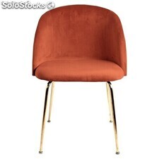 LUPIN TERRACOTA - Chaise de style scandinave/contemporain