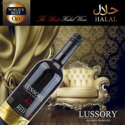 Lussory vin désalcoolisé Halal Rouge