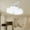 Lustre/ Lampe de Plafond Contemporaine 4 Abats jours en verre - Photo 3