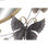 Lustro ścienne DKD Home Decor 75 x 6,5 x 73 cm Szkło Złoty Metal Motyle Liliowy - 2