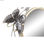 Lustro ścienne DKD Home Decor 75 x 6,5 x 73 cm Szkło Złoty Metal Motyle Liliowy - 3