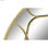 Lustro ścienne DKD Home Decor 80 x 2,5 x 80 cm Złoty Metal Drewno Arabia - 2