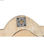 Lustro ścienne DKD Home Decor Biały Drewno mango (45 x 2 x 60 cm) - 2