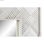 Lustro ścienne DKD Home Decor Biały Drewno mango Romby (154 x 4 x 92 cm) - 3