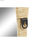 Lustro ścienne DKD Home Decor Brązowy Rattan Wentylator Tropikalny (50 x 2,5 x 7 - 4