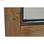 Lustro ścienne DKD Home Decor Czarny Metal Brązowy Brzoza Okno (60 x 3 x 160 cm) - 3