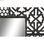 Lustro ścienne DKD Home Decor Lustro Czarny Metal (66 x 1,5 x 92 cm) - 2