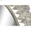 Lustro ścienne DKD Home Decor Lustro Szampan Metal Liść roślin (69 x 3,5 x 98,5 - 3