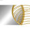 Lustro ścienne DKD Home Decor Lustro Złoty Metal (87 x 3 x 54 cm) - 3