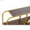 Lustro ścienne DKD Home Decor Lustro Złoty Metal Drewno Brązowy (100 x 18 x 40 c - 2