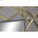 Lustro ścienne DKD Home Decor Szary Złoty Drewno mango (154 x 5 x 92 cm) - 3