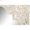 Lustro ścienne DKD Home Decor Szkło Brązowy 90 x 3 x 90 cm Biały Arabia Drewno M - 2