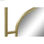 Lustro ścienne DKD Home Decor Złoty Drewno Metal Lustro Arabia 53,5 x 2 x 94 cm - 3