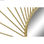 Lustro ścienne DKD Home Decor Złoty Metal Szkło 84 x 2,5 x 84 cm - 3