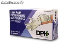 Luva Látex Descartável C/ Pó Descarpack Tam M Kit 5 Caixas