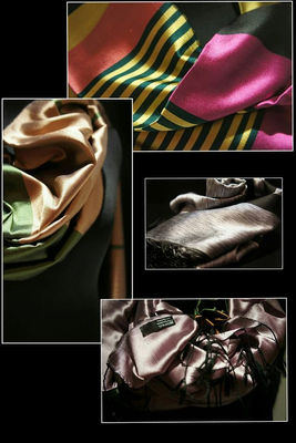 Luxueuses étoles et écharpes en soie naturelle 100% fait-main - Photo 2