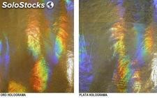 Lycra foil holograma 150CM jjk-58456 oro