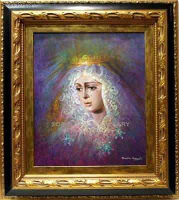 Macarena | Pinturas de escenas religiosas en óleo sobre lienzo