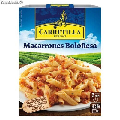 Macarrones Boloñesa 325g Carretilla