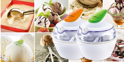 [macchina per gelato] 10W Gelateria Sorbetto Yogurt Cucina Gelataio Gelati - Foto 5