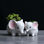 Maceta suculenta de cerámica esmaltada mini forma de animal decoración de hogar - 1