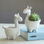 Maceta suculenta de cerámica esmaltada mini forma de animal decoración de hogar - Foto 4