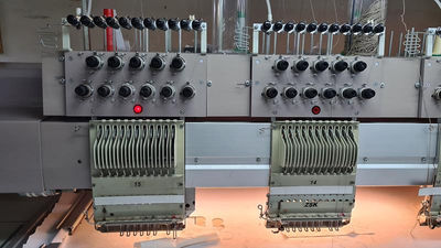 Machine à broder multi-têtes de marque ZSK - Photo 4