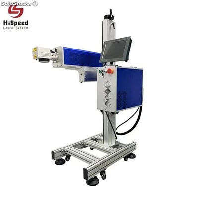 Machine d&#39;impression laser de marquage laser CO2 en ligne volante
