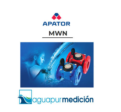 Macromedidor Para agua Apator - Powogaz, Modelo MWN, DN40(1.1/2&quot;) a DN300 (12&quot;)