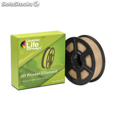 Madera Filamento 3D, 1.75mm, 1Kg, Tolerancia en su diámetro: SÓLO 0.02mm