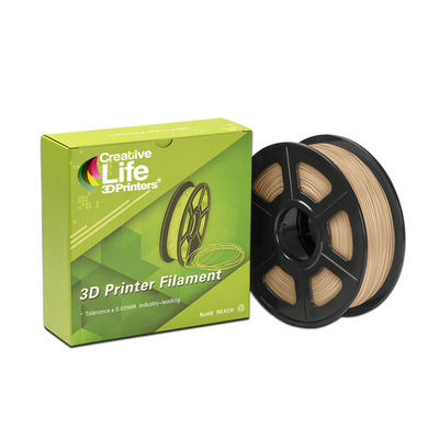 Madera Filamento 3D, 1.75mm, 1Kg, Tolerancia en su diámetro: SÓLO 0.02mm