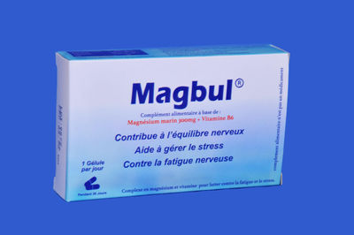 Magbul magnésium marin 300mg et de vitamines B6 30Gèlules