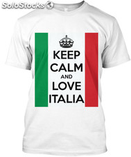maglietta keep calm italia