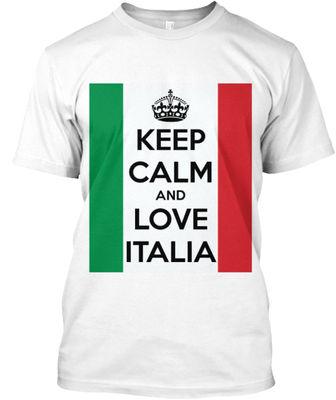 maglietta keep calm italia
