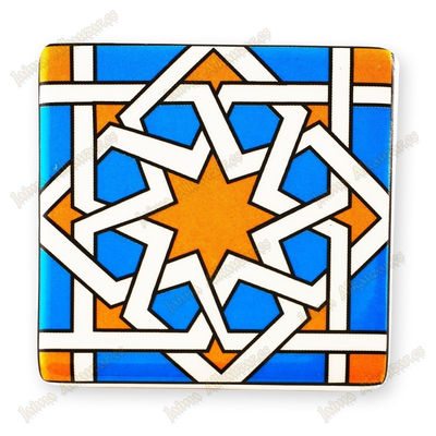 Magnet kachel arabisch quadrat - ideale kühlschrank - 6 cm