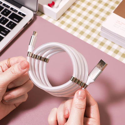 Magnetic Data Charging USB cable for iPhone Android Type C 1 Meter - Foto 4