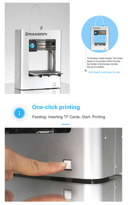 MakerPi 3D Printer M1 100*100*100mm tiny/ mini 3d printer with one button print, - Foto 4
