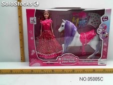 Malasia estático con Barbie (falda)
