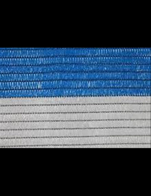 Malla de ocultacion bicolor - metro lineal azul y blanco 1,5 m. de ancho