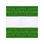 Malla De Sombreo Verde blanca - Medida 2 Alto X 100 Largo - 1