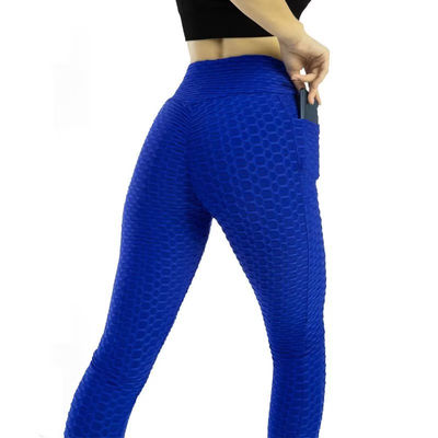 Mallas elásticas de compresión anticelulitis para mujer, leggings de yoga con - Foto 3