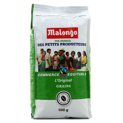 Malongo Café en grains Arabica Des petits producteurs : le sachet de 500 g