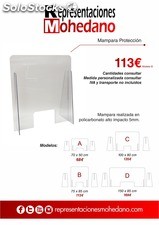 Mamparas de proteccion para negocios