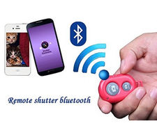 Mando a distancia control remoto con Bluetooth para palo selfie forma llavero