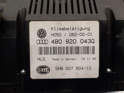 Mando climatizador / 4B0820043Q / 4589015 para audi A6 berlina (4B2) 2.5 V6 24V - Foto 3
