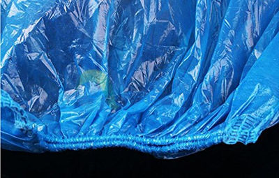 Mangas descartáveis de polietileno G120 azul, caixa de 1000 unidades - Foto 2